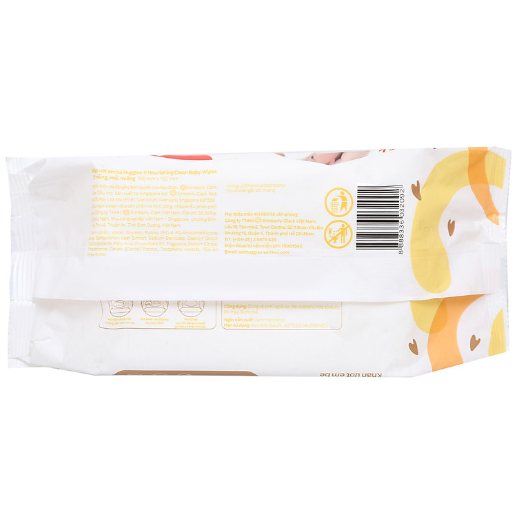 Khăn ướt Huggies không mùi 72 miếng Tiết kiệm - Hình ảnh 4