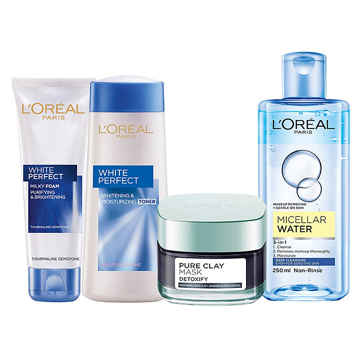 Bộ Sản Phẩm Thanh Lọc Da Hè L'Oreal Paris Summer Detox Skin Care