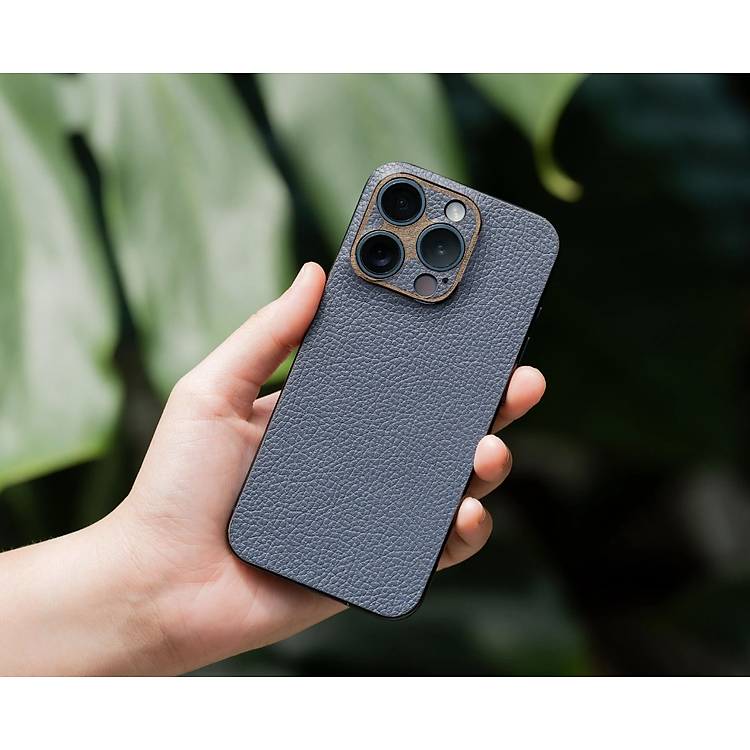 Dán da điện thoại dành cho iPhone 16 Series hiệu Khắc Tên , chất liệu da bò - Hàng chính hãng