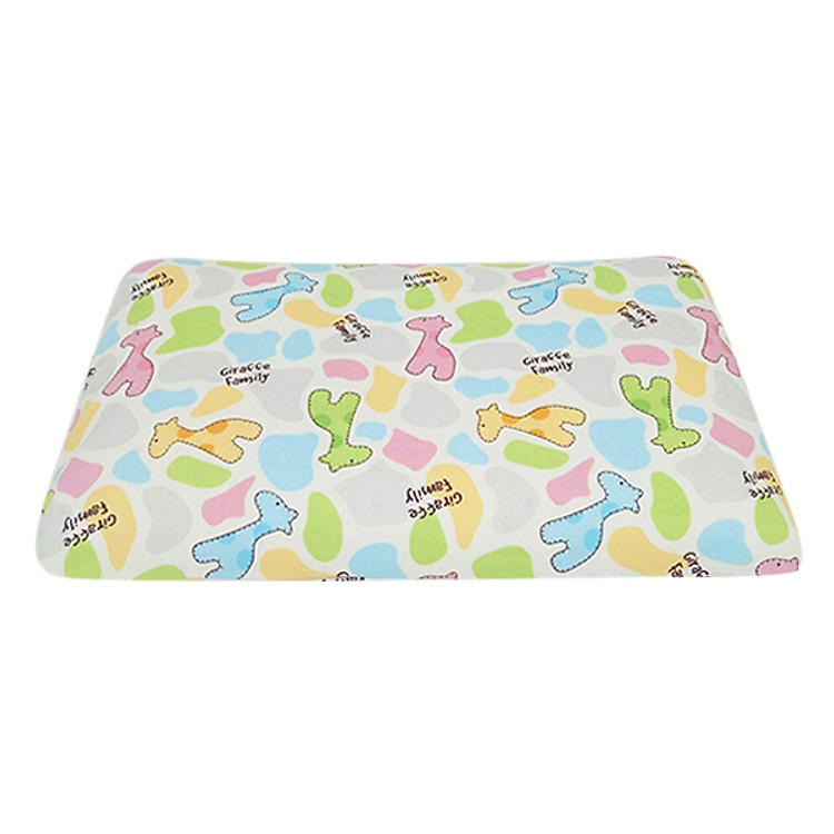 Vỏ Gối Trẻ Em Qsupport Q0135TEH Họa Tiết Hươu Cao Cổ (50 x 30 cm)