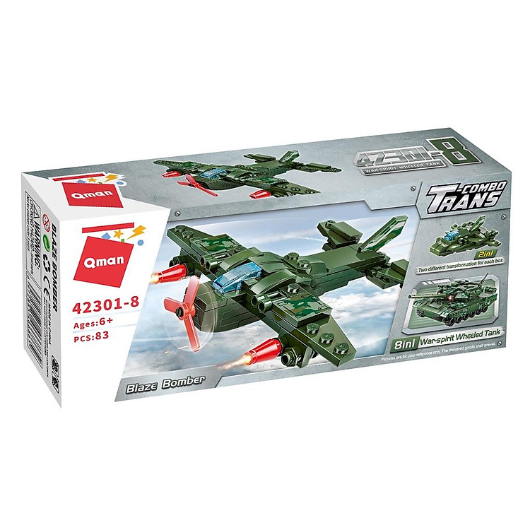 Bộ Đồ Chơi Xếp Hình Qman 42301 Chính hãng Tiết kiệm - Hình ảnh 2