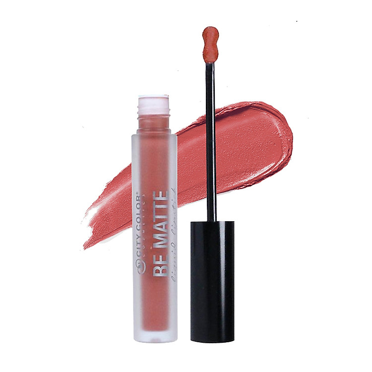 Son kem lì không trôi City Color Be Matte Liquid Lipstick 2ml - màu A/S/L (Cam nude)