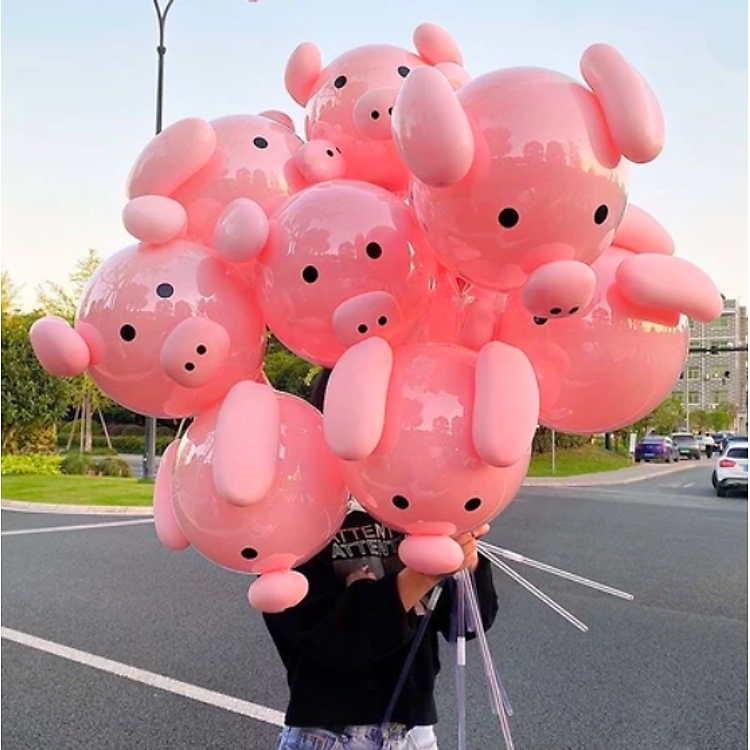 Bóng Bay Con Lợn Trang Trí Sinh Nhật