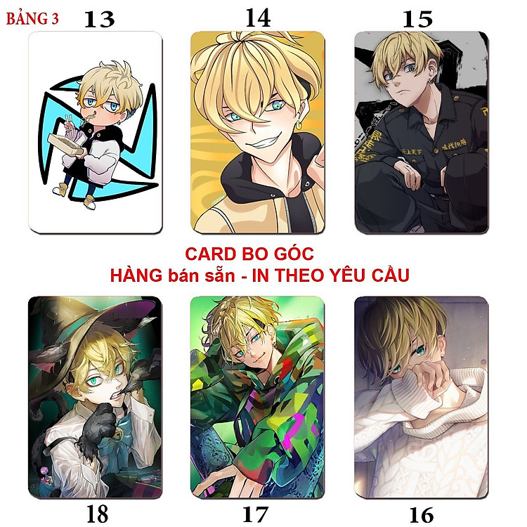 Card Bo Góc Chifyu Matsuno Tokyo Revenger (6 card)