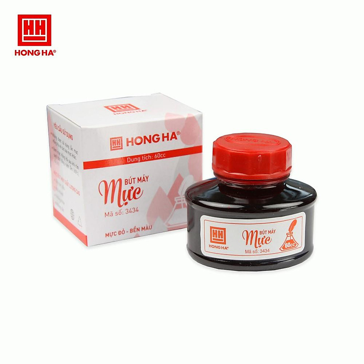 Mực Lọ Đỏ Hồng Hà 60 cc