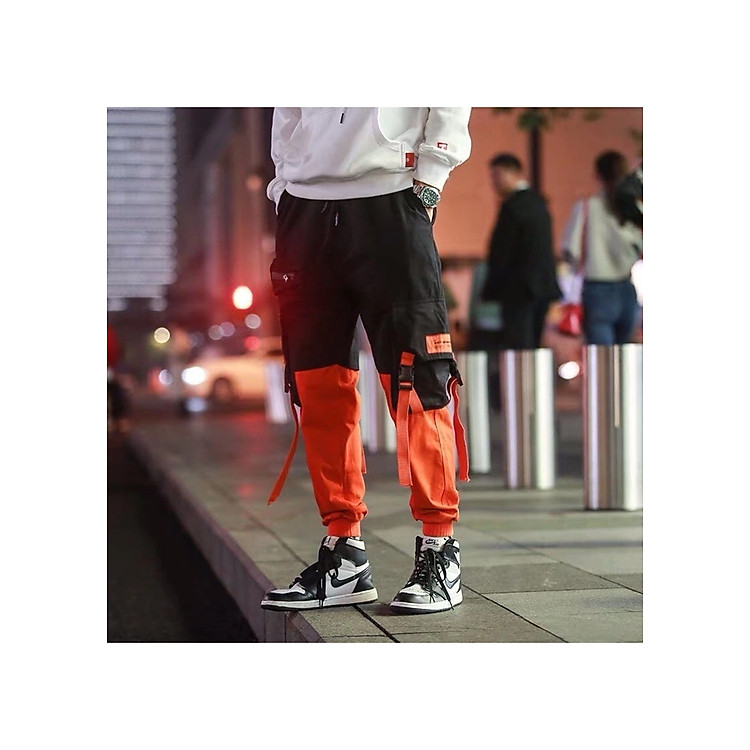 QUẦN JOGGER KAKI NAM TÚI HỘP DÂY KHÓA GÀI PHỐI MÀU