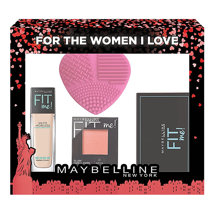 Bộ Quà Tặng Trang Điểm Nền Mịn Lì Rạng Rỡ Fit Me Maybellline New York