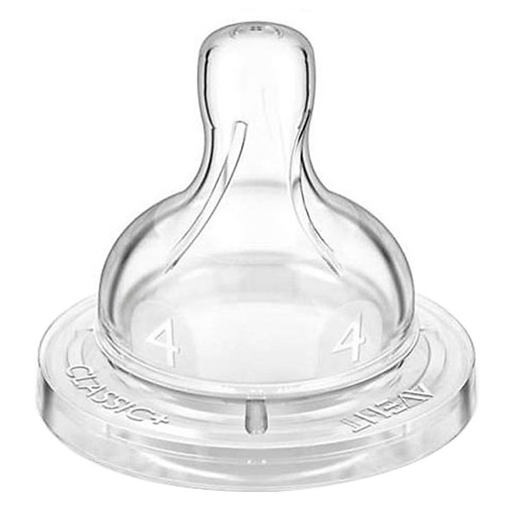 Bộ 2 Núm Ty Philips Avent Có Lượng Sữa Chảy Nhanh 4 Lỗ 634.27