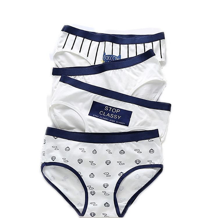 Combo 4 quần lót nữ Cotton ZOZO QL 8128