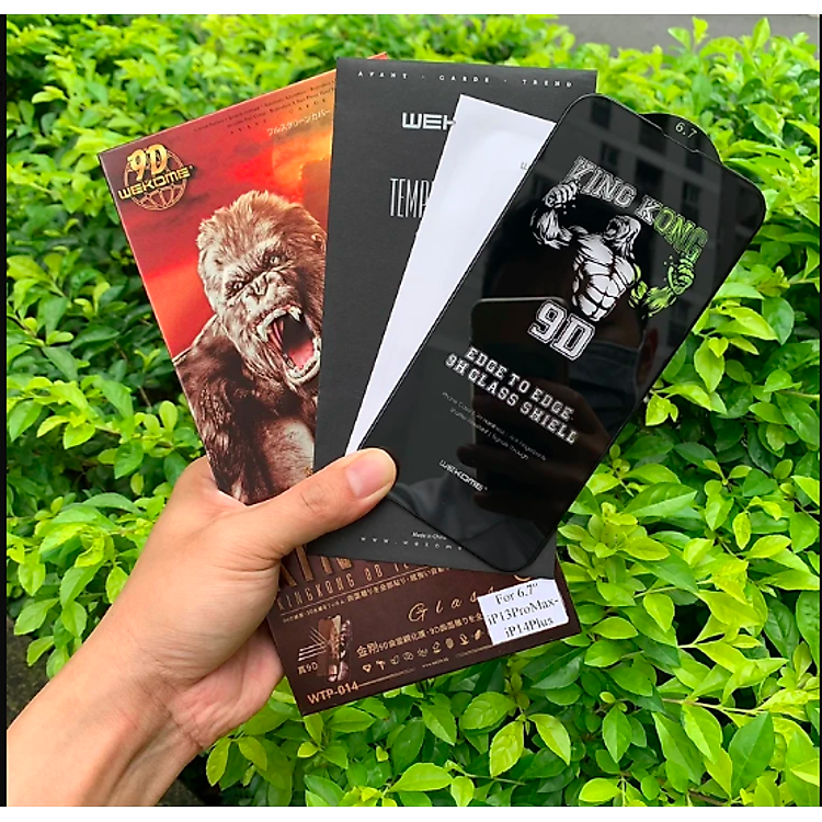 Kính Cường Lực Chống Nhìn Trộm KingKong Dành Cho iPhone 13, 13Mini, 13Pro, 13Pro Max, iPhone 14, 14Plus, 14Pro, 14Pro Max - Dán Full Màn - Full Hộp - Hàng chính hãng