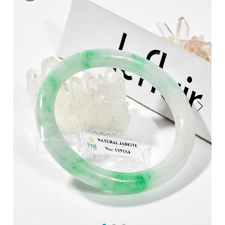 Vòng Tay Cẩm Thạch Phỉ Thúy Jadeite 55 mm (Kiểm định PNJ)