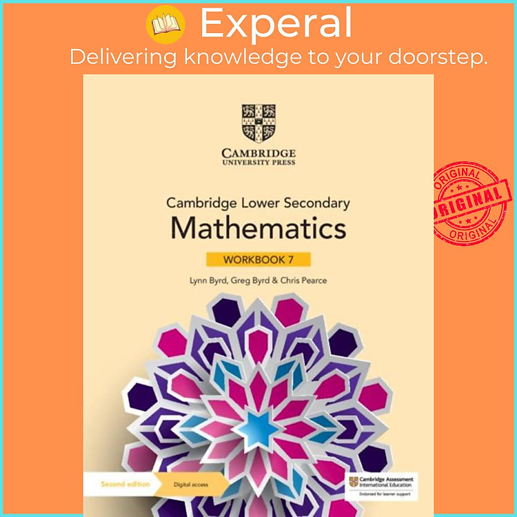 Sách - Cambridge Lower Secondary Mathematics Workbook 7 with Digital Access (1 Year by Greg Byrd (UK edition, paperback)