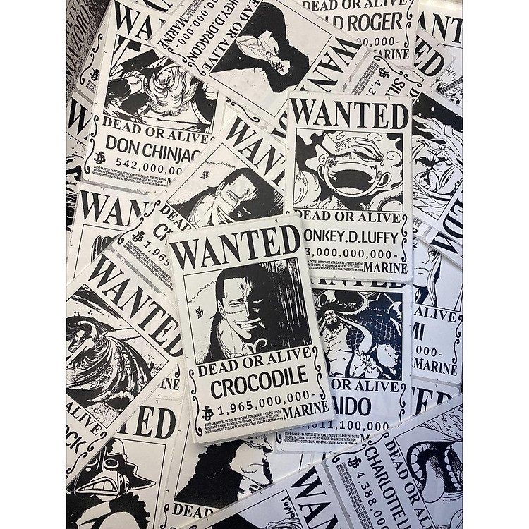 Poster Truy Nã One Piece KINGFIGURE (100 chiếc) - Ảnh 2