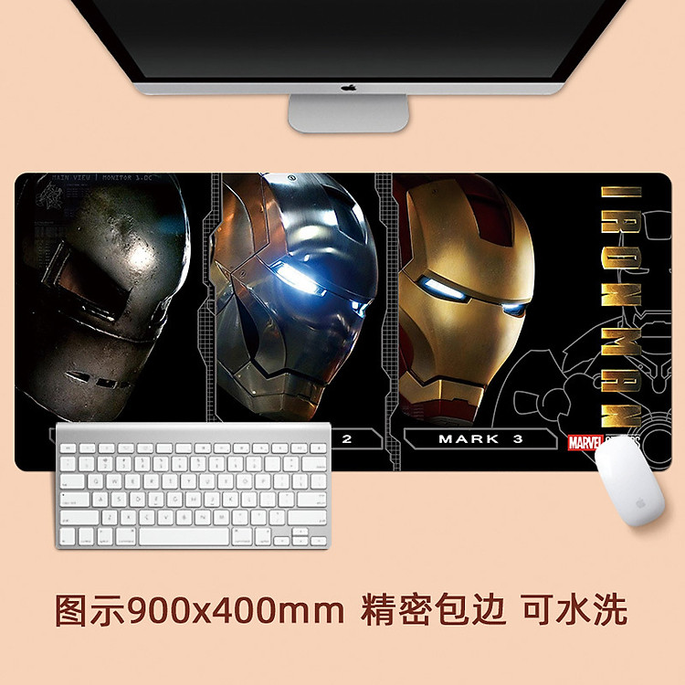 Miếng Lót Chuột, Bàn Di Chuột, mouse pad cỡ lớn siêu anh hùng avengers Hàng chính hãng