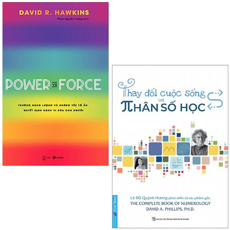Combo Sách Thay Đổi Cuộc Sống Với Nhân Số Học + Power Vs Force - Trường Năng Lượng Và Những Nhân Tố Quyết Định Tinh Thần Và Sức Khỏe Con Người (Bộ 2 Cuốn)