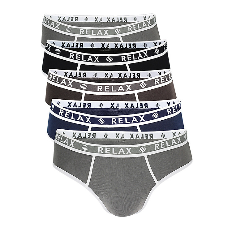 Combo 5 Quần Brief Nam Thun Giãn 4 Chiều Relax 5RLTK024