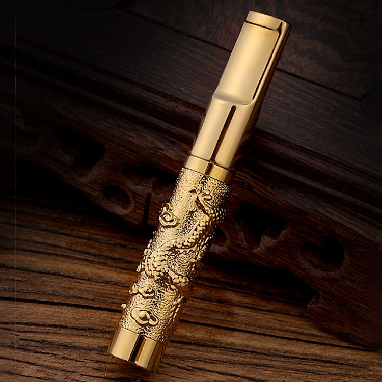 Tẩu Lọc Thuốc Cầm Tay Họa Tiết Hoa Văn Rồng ZB-376 - Ảnh 4