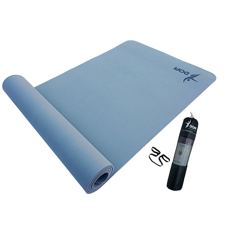 Thảm tập yoga DOPI cao cấp siêu bám DP3500 tặng kèm túi và dây