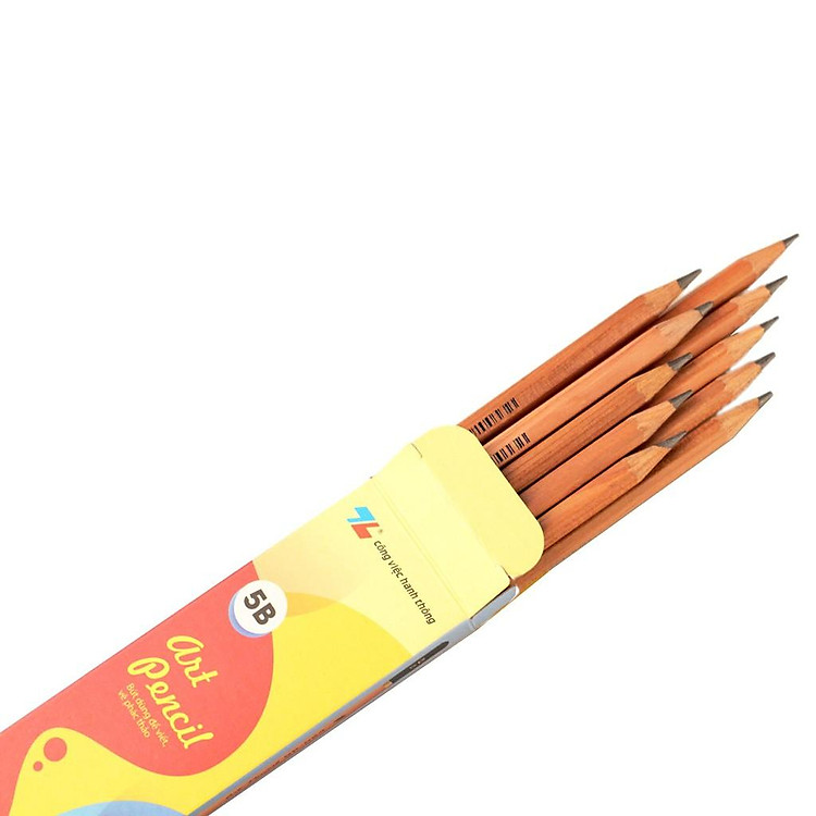 Bút Chì Mỹ Thuật Thiên Long 5B GP-024 (10 cây) - Ảnh 5