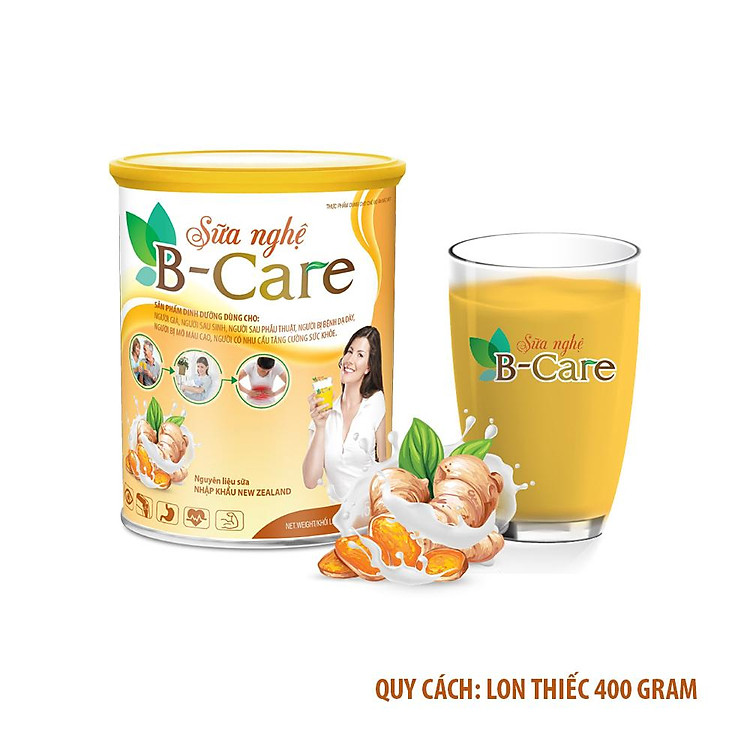 Sữa nghệ B - Care cho phụ nữ sau sinh lon thiếc