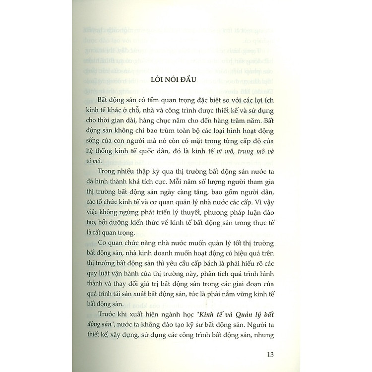 Giáo trình Kinh tế bất động sản - Ảnh 4