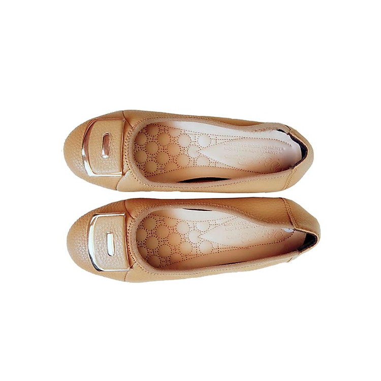 Giày Búp Bê BIGGBEN Da Bò Thật Cao Cấp BB27