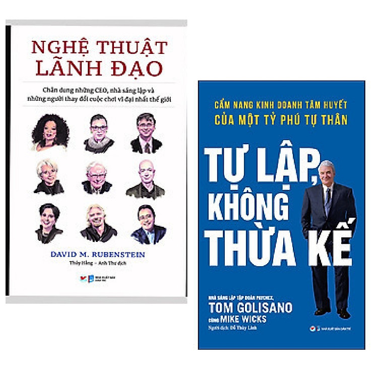 Combo kinh doanh: Tự Lập Không Thừa Kế - Cẩm Nang Kinh Doanh Tâm Huyết Của Một Tỷ Phú Tự Thân + Nghệ Thuật Lãnh Đạo - Chân Dung Những CEO, Nhà Sáng Lập Và Những Người Thay Đổi Cuộc Chơi Vĩ Đại Nhất Thế Giới + Bookmark AHA