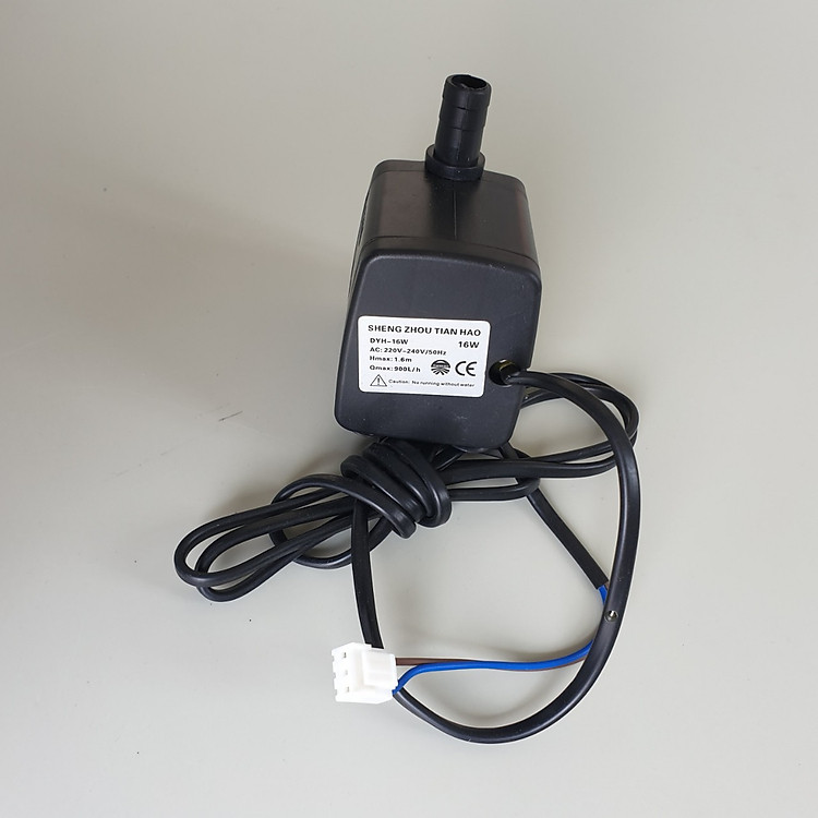 bơm nước quạt điều hòa 16w ngâm chìm trong nước hay bom quạt hơi nước cao 1m trở xuống
