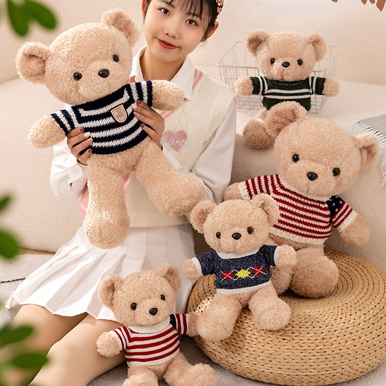 Mua Gấu bông teddy lông xù đáng yêu Chính hãng Ưu đãi - Hình ảnh 5