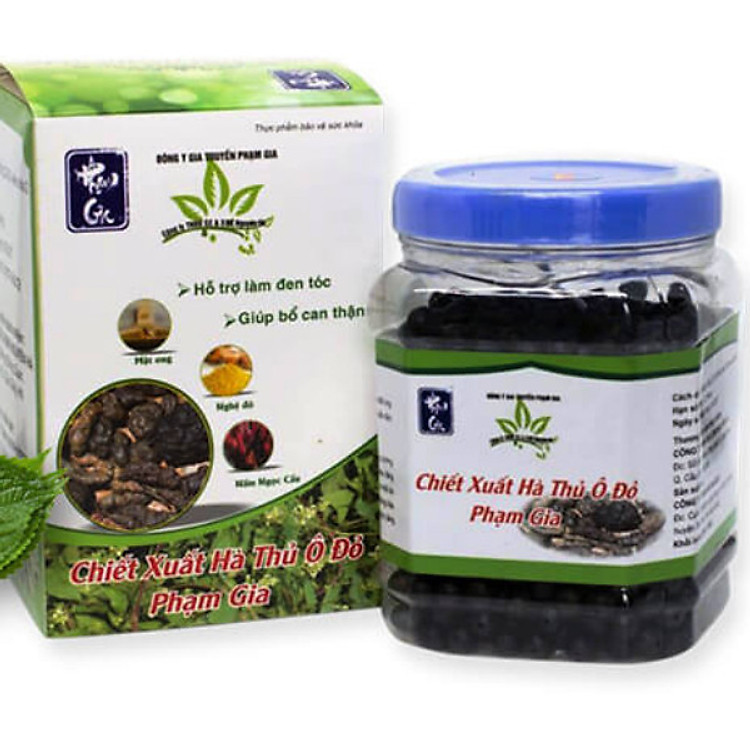 Chiết Xuất Hà Thủ Ô Đỏ Phạm Gia (650g) - Bồi Bổ Cơ Thể, Đẹp Da, Đen Tóc, Giảm Rụng Tóc - Tóc Bạc Sớm