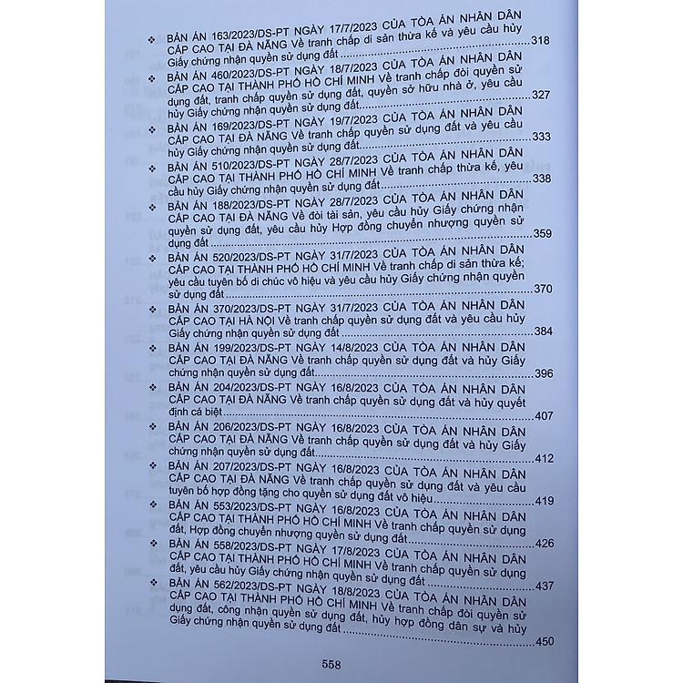 Tuyển Tập Các Bản Án Của Toà Án Nhân Dân Cấp Cao Về Quyền Sử Dụng Đất Và Tài Sản Gắn Liền Với Đất - Ảnh 5