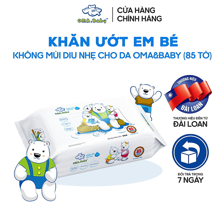 Tìm mua tại Avakids:Khăn ướt sạch cho bé Oma&Baby, tràn ngập Khuyến mãi, Ưu đãi