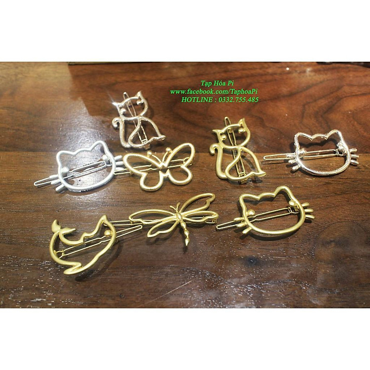 SET 4 KẸP TÓC HÌNH BƯỚM BƯỚM