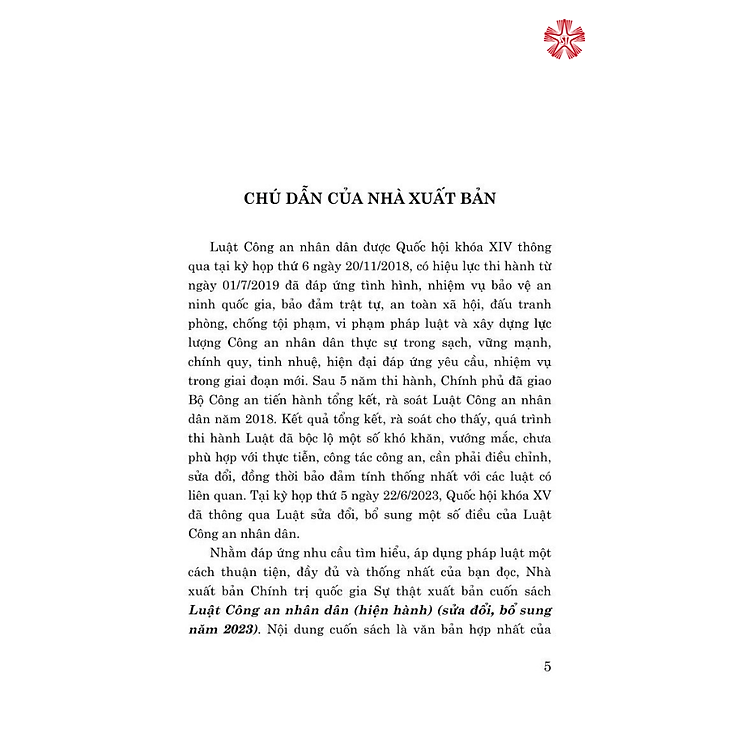 Luật Công an nhân dân (hiện hành) (Sửa đổi, bổ sung năm 2023) - Ảnh 3