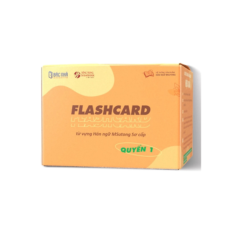 Thẻ học từ vựng Flashcard tiếng Trung cho bộ giáo trình Msutong Sơ cấp quyển 1
