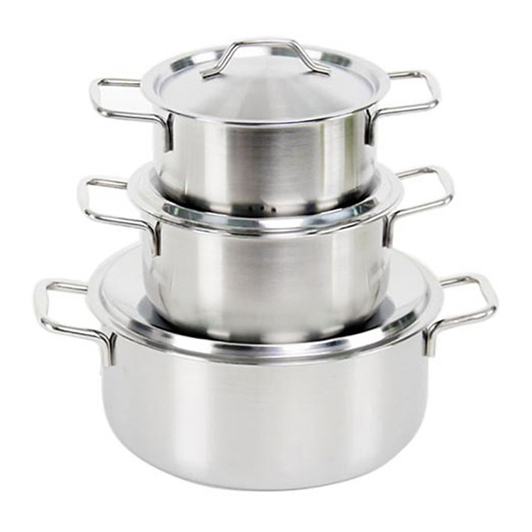 Bộ 3 nồi inox 1 đáy