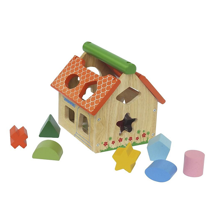 Đồ chơi gỗ Nhà thả 12 khối Winwintoys Chính hãng Tiết kiệm - Hình ảnh 4