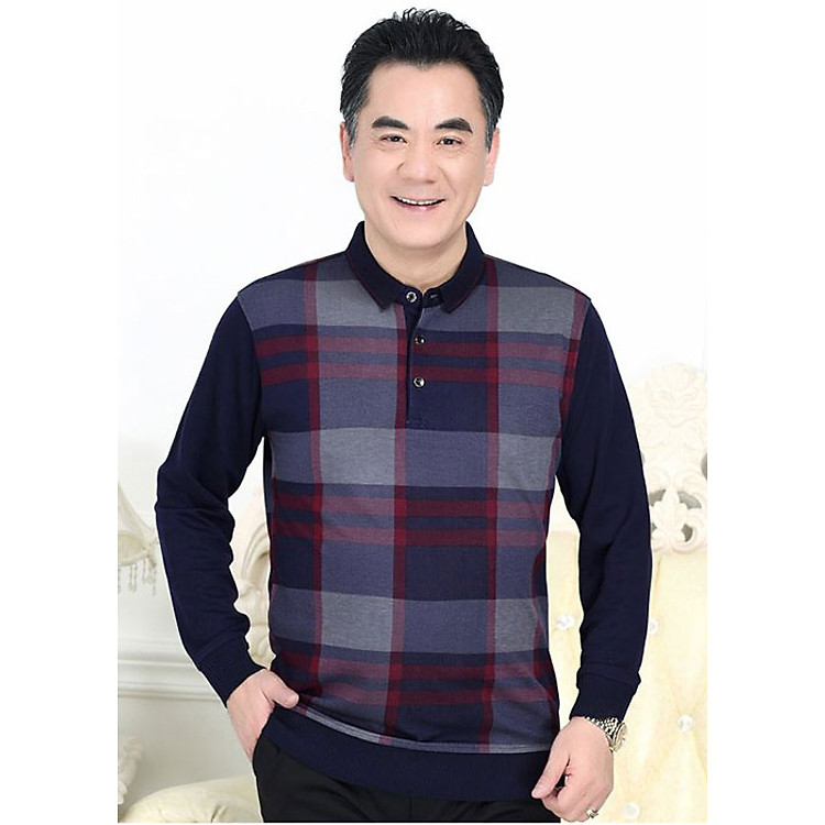 Áo len trung niên lót nỉ sang trọng siêu đẹp SAL213