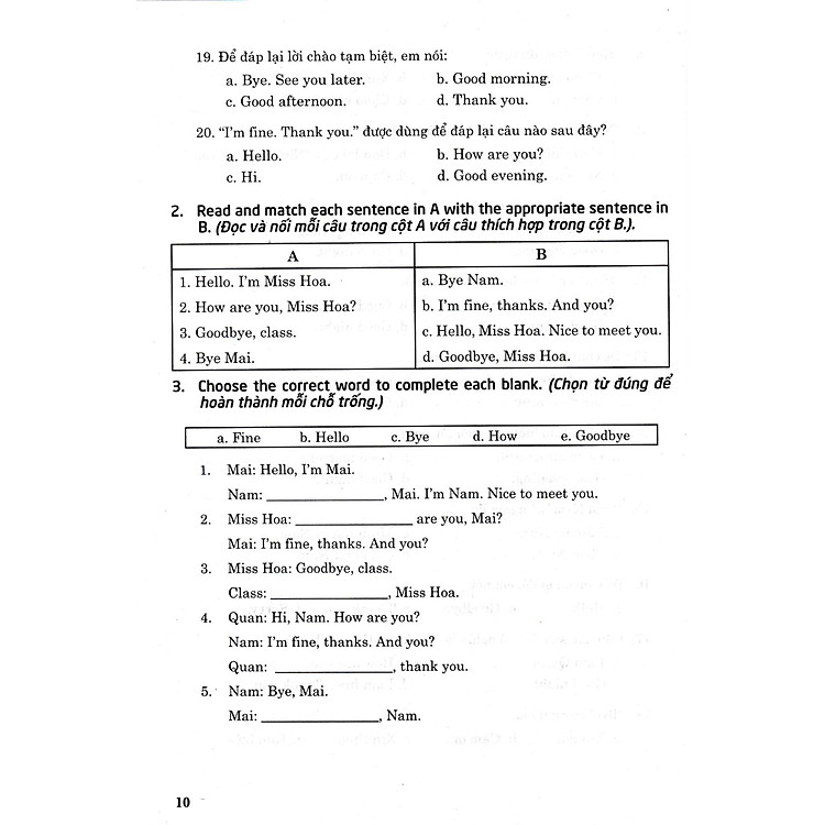 612 Câu Trắc Nghiệm Tiếng Anh 3 - Có Đáp Án - Ảnh 7