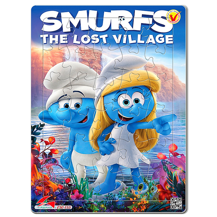 Tìm mua tại Avakids: Xếp hình Tia Sáng Smurfs - 30 Mảnh - Ngập tràn khuyến mãi