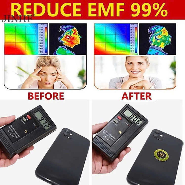 Miếng Dán Chống Bức Xạ Điện Thoại Quantum