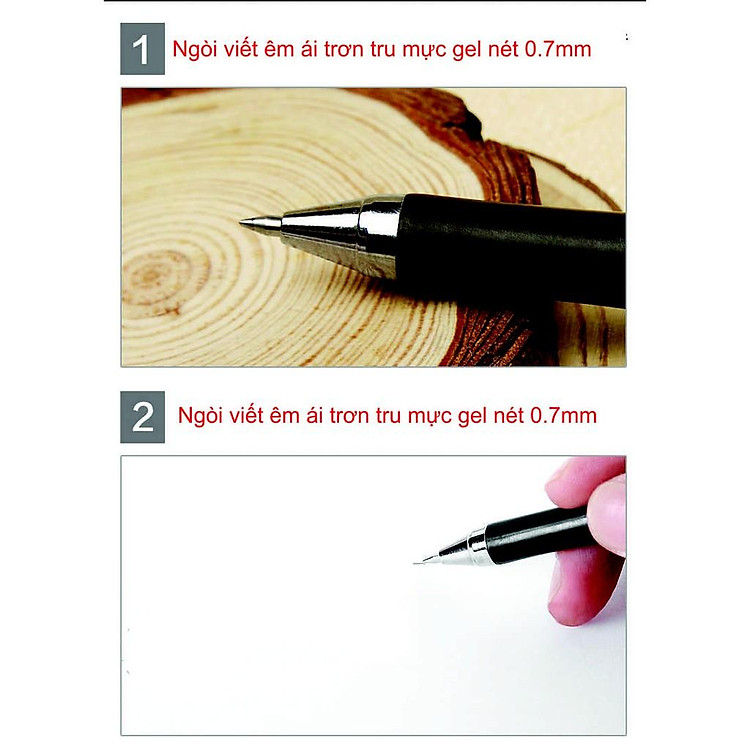 Bút Ký Viết Gel Acumen Baoke 1588 (0.7mm, 12 cái) - Ảnh 6