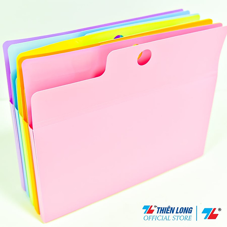 Bìa 5 Ngăn Hồ Sơ Gia Đình Lưu A4 Thiên Long DF-001 (130 tờ) - Ảnh 2
