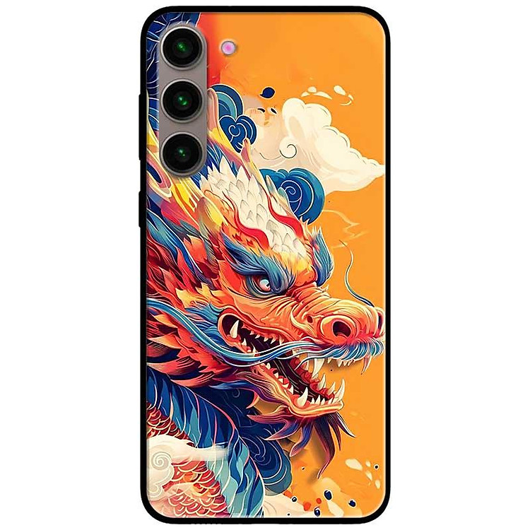 Ốp lưng cho Samsung S21 FE - S23 - S23 Plus - S23 Ultra - S24 - S24 Ultra - Rồng Đủ Màu - Hàng Chính Hãng