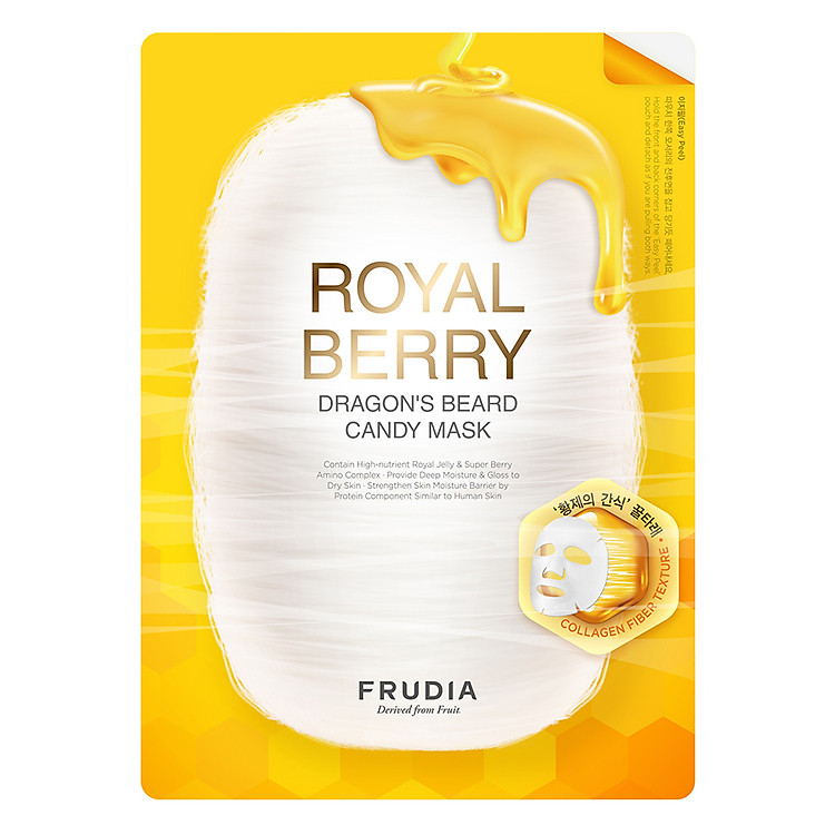 Mặt Nạ Frudia Royal Berry Dragon'S Beard Candy Mask Dưỡng Ẩm Mật Ngọt Hoàng Gia 27ml