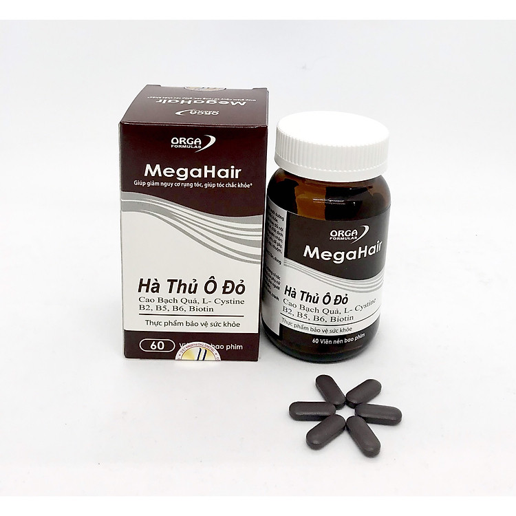 Thực phẩm bảo vệ sức khỏe MegaHair ( Kích thích mọc tóc, chống rụng và làm đen tóc)