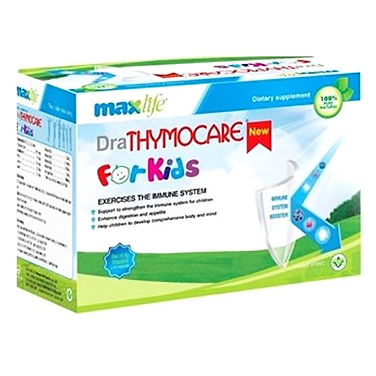 Thực Phẩm Chức Năng Cốm Miễn Dịch Dra Thymocare For Kids Maxlife (30 Gói)