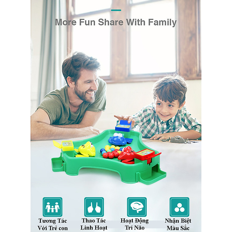 Mua Trò Chơi Ếch Ăn Đậu Cho 2-4 Người Chính hãng Giá rẻ - Hình ảnh 2