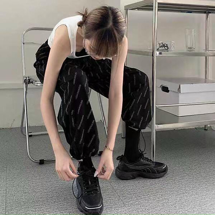 Quần Jogger nam Nữ, quần dài nam nữ ống rộng kiểu dáng thể thao bo gấu chất liệu nỉ da cá cao cấp không phai xù