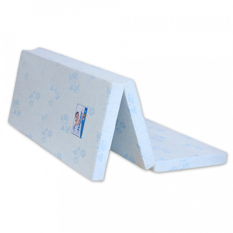 Nệm Bông Ép HAPPY Gấp 3 Vivian Vải Gấm Damask Không Chần